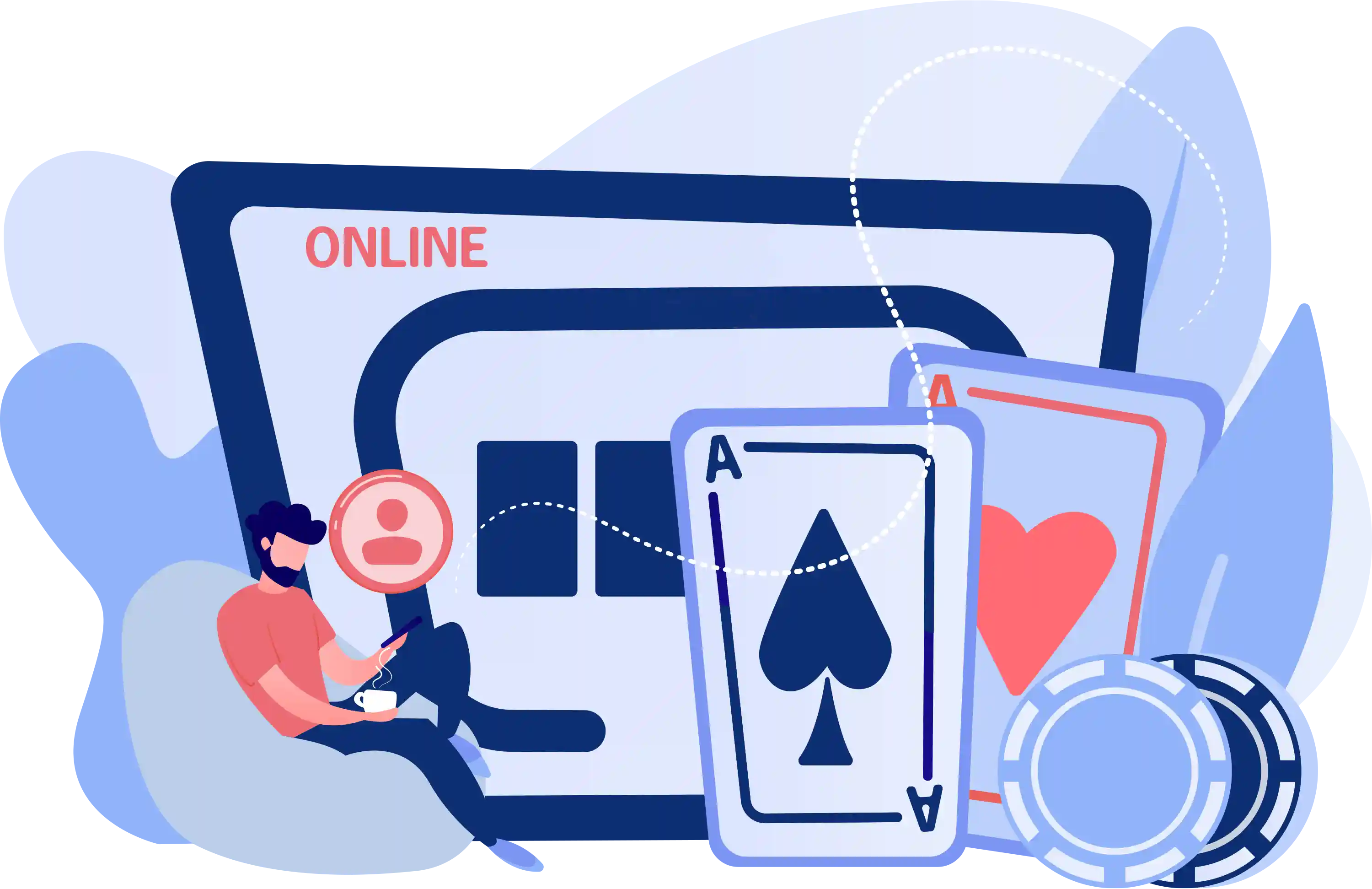 Person fordert illegale Online-Verluste zurück